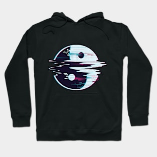 Ying Yang Glitch Hoodie